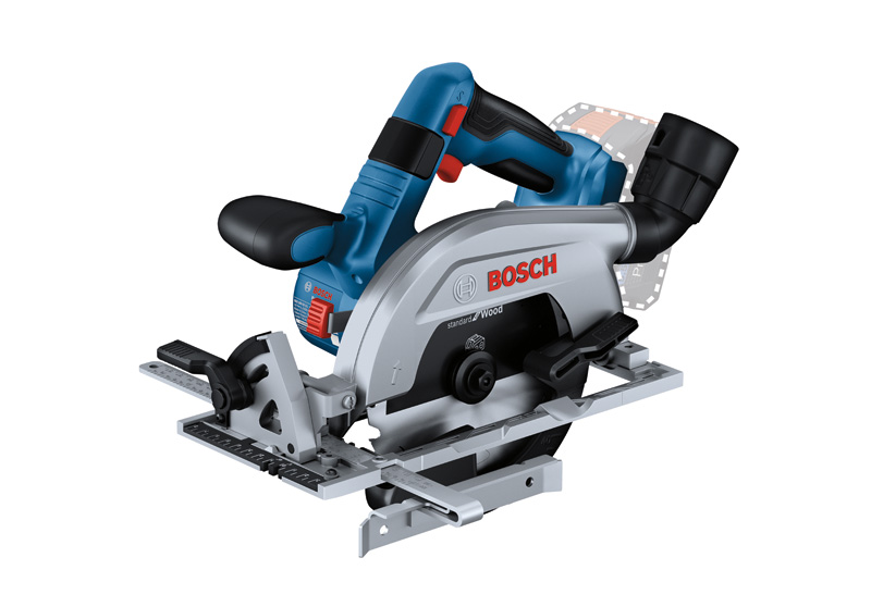 Akku-Kreissäge für Holz von Bosch GKS 18V-57-2 L. Produktbild dynamisch