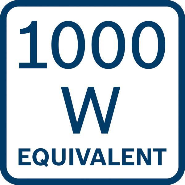 1000-W-Äquivalent Logo/Symbolbild