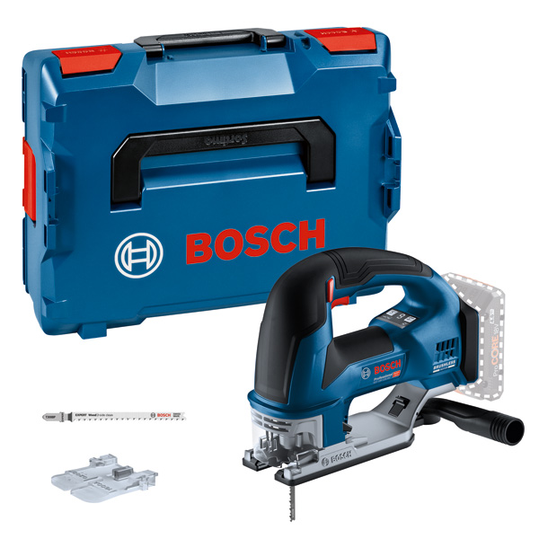 Bosch GST 18V-155 Akku-Stichsäge mit Koffer. Produktbild Lieferumfang