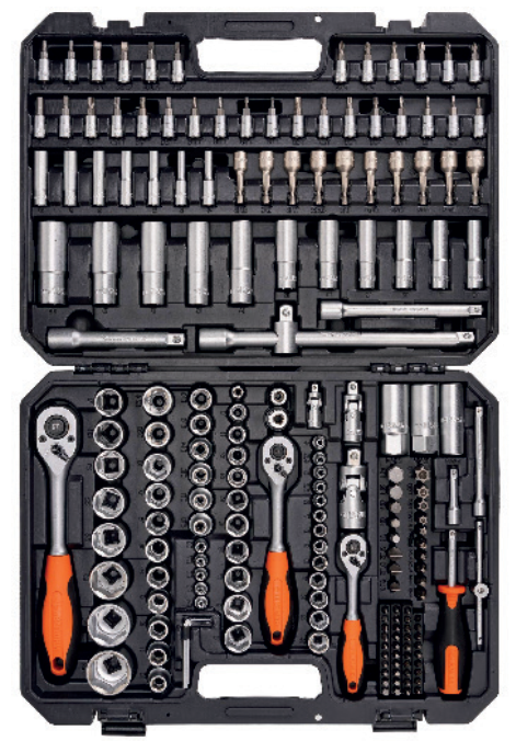 Projahn Steckschlüssel-Satz 194-tlg. 1/4" + 3/8“ + 1/2"