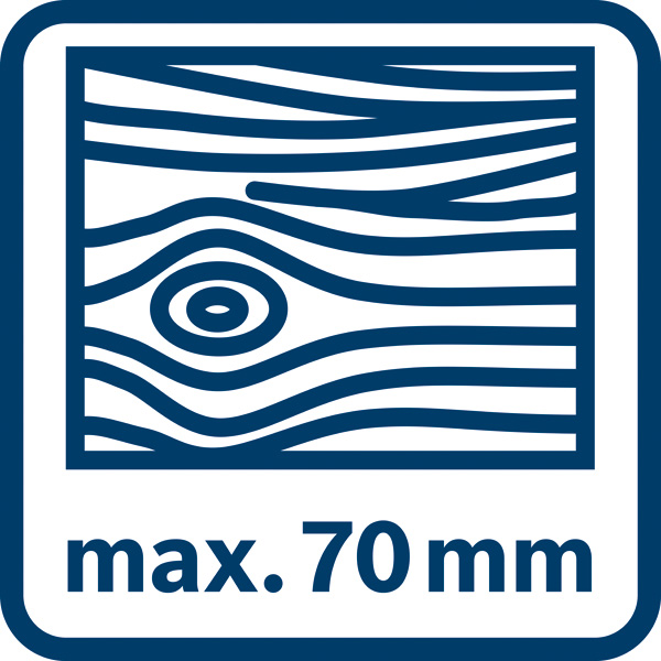 Holzsägen max. 70 mm Logo/Symbolbild