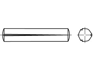 Kegelkerbstifte DIN 1471 Stahl 1,5 x 16 S normal