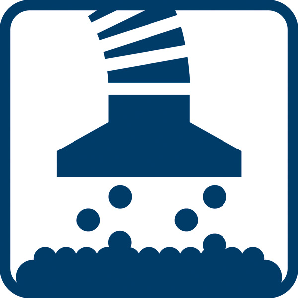 Staubabsaugung Icon