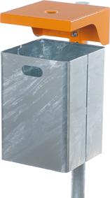 Abfallsammler 40L vzk.+pulverb.,m.Ascher OR Abfallsammler 40L vzk.+pulverb.,m.Ascher OR