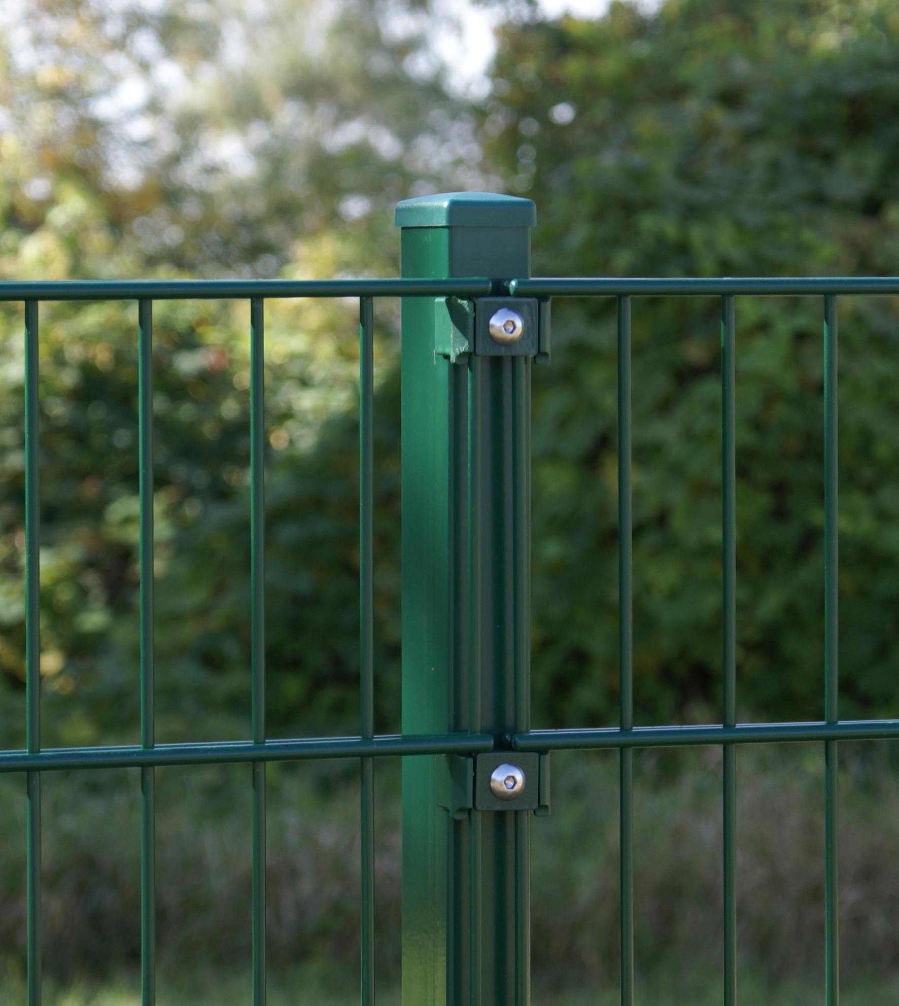 Artikelhauptbild Pfosten für Doppelstabmatte  830 Grün