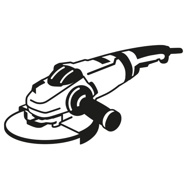 Winkelschleifer Logo/Symbolbild