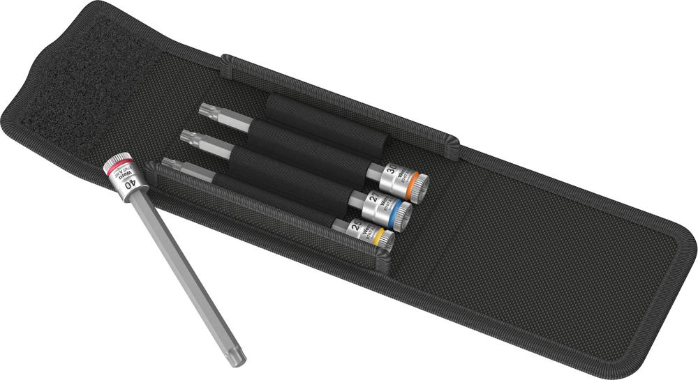 Schraubendrehereinsatz- Satz mit Haltefunktion 1/4" T25-T40x100mm 4-teilig Wera Schraubendrehereinsatz- Satz mit Haltefunktion 1/4" T25-T40x100mm 4-teilig Wera