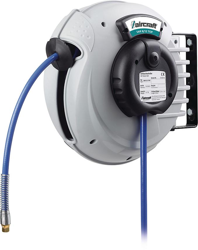 Schlauchaufroller SAR 8/12 TOP AIRCRAFT innen 8mm aussen 12mm Schlauchlänge 12 m Schlauchaufroller SAR 8/12 TOP AIRCRAFT innen 8mm aussen 12mm Schlauchlänge 12 m