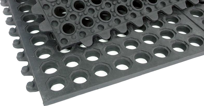 Arbeitsplatzmatte YOGA OCTA Basic schwarz B90xT90 cm Arbeitsplatzmatte YOGA OCTA Basic schwarz B90xT90 cm