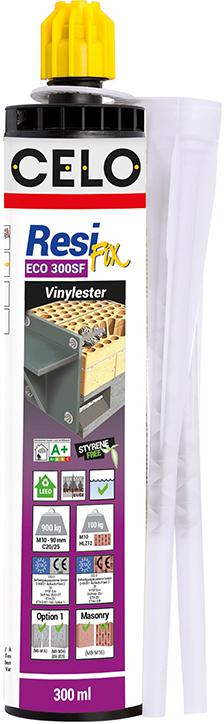 CELO Verbundmörtel ResiFIX VY ECO SF, 300 ml CELO Verbundmörtel ResiFIX VY ECO SF, 300 ml