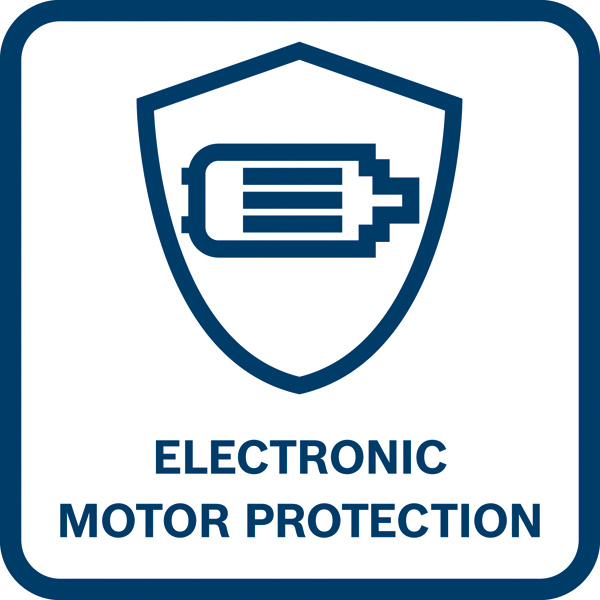 Elektronischer Motorschutz Logo/Symbolbild
