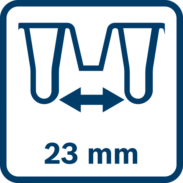 Zahnöffnung 23 mm Logo/Symbolbild