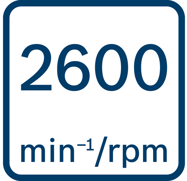 2600 U/min Logo/Symbolbild