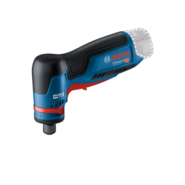 Akku-Winkelschleifer GWG 12V-50 S von Bosch , bürstenloser Motor. Produktbild Lieferumfang