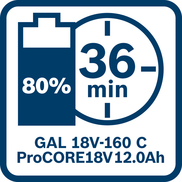 36-minütige Schnellladung Logo/Symbolbild