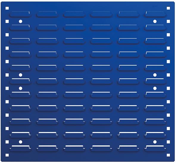 Schlitzplatte B495xH457 mm enzianblau RAL 5010 bott Schlitzplatte B495xH457 mm enzianblau RAL 5010 bott
