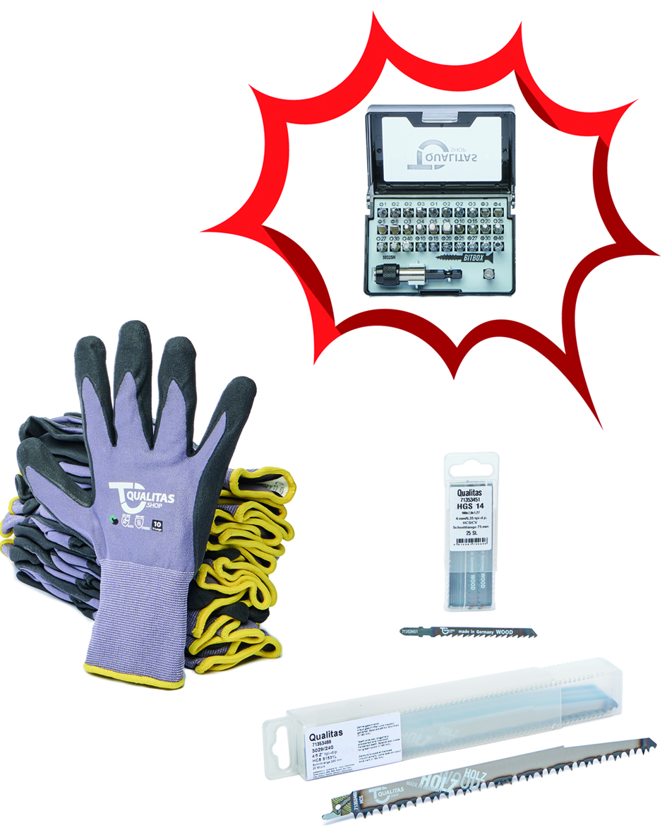 Artikelhauptbild Kennenlernpaket QUALITAS #HOLZ