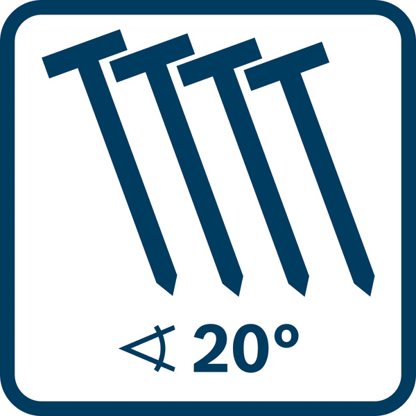 Neigungswinkel 20 Grad Logo/Symbolbild