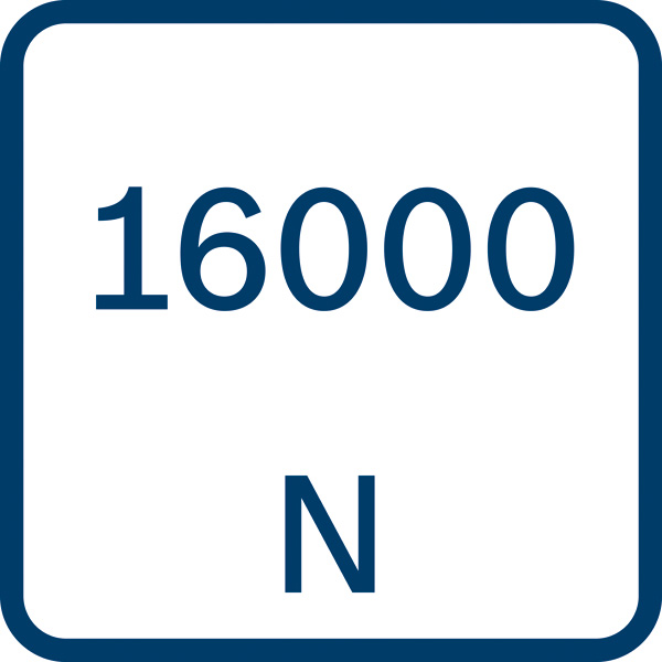 Zugkraft 16000 N Logo/Symbolbild