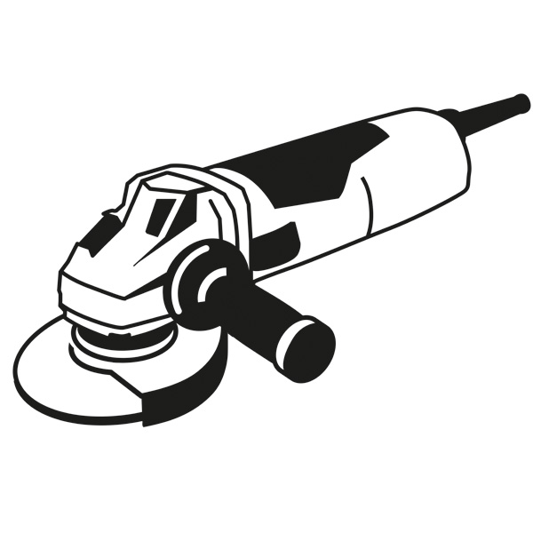 Winkelschleifer Logo/Symbolbild