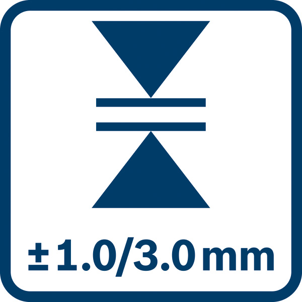 Genauigkeit ±1,0/3,0 mm Logo/Symbolbild