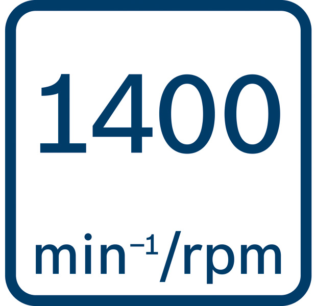 1400 U/min Logo/Symbolbild