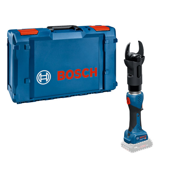 Bosch GKH 18V-50 Akku-Metallschneider mit Koffer. Produktbild Lieferumfang