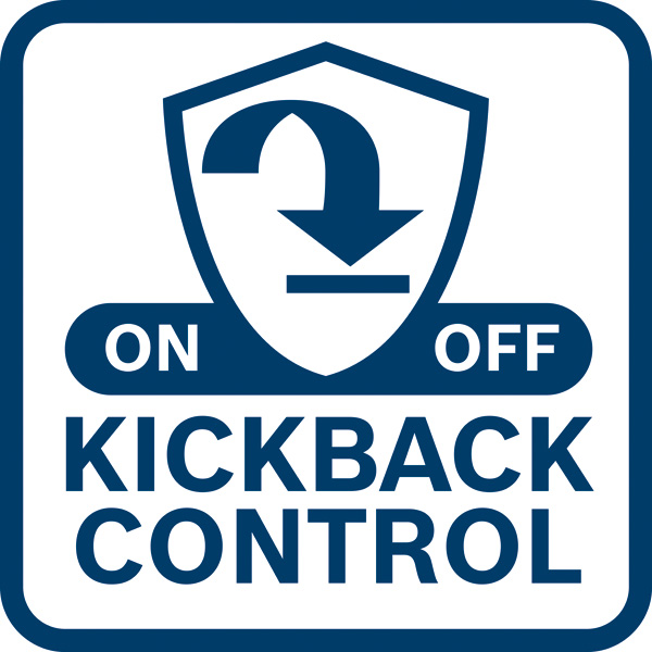 Umschaltbare Kickback-Kontrolle Logo/Symbolbild