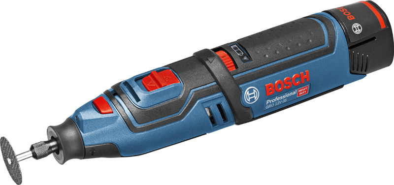 Akku-Rotationswerkzeug GRO 12V-35 von Bosch , 12-V-Akku. Produktbild dynamisch