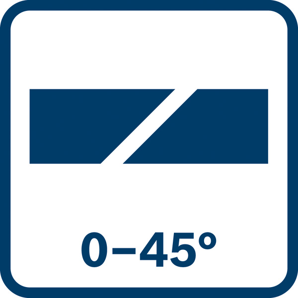 Gehrungsschnitte 045° Logo/Symbolbild