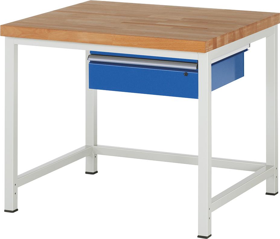 Werkbank B1000xT900mm m.1 Sbl. 150, gr/bl Werkbank B1000xT900mm m.1 Sbl. 150, gr/bl