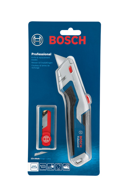 Messer- und Klingenset von Bosch für Schneidarbeiten. Produktbild