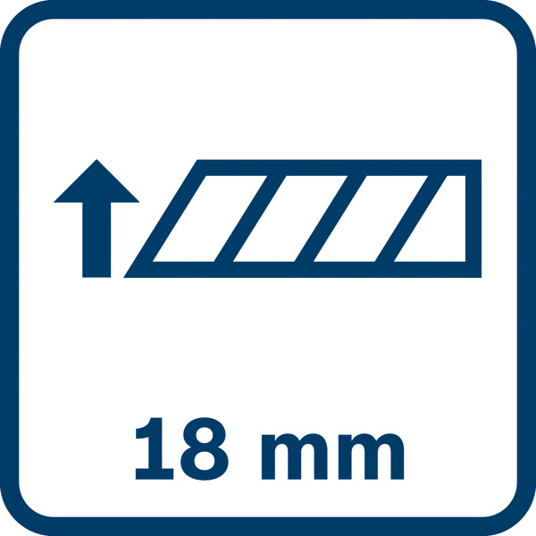 Klingengröße 18 mm Logo/Symbolbild