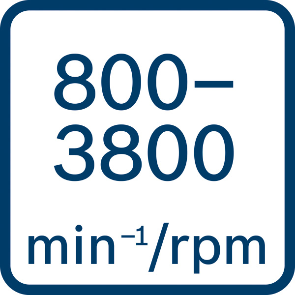 800-3800 U/min-Bereich Logo/Symbolbild