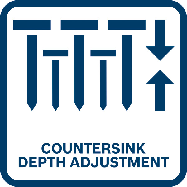 Senktiefeneinstellung Logo/Symbolbild