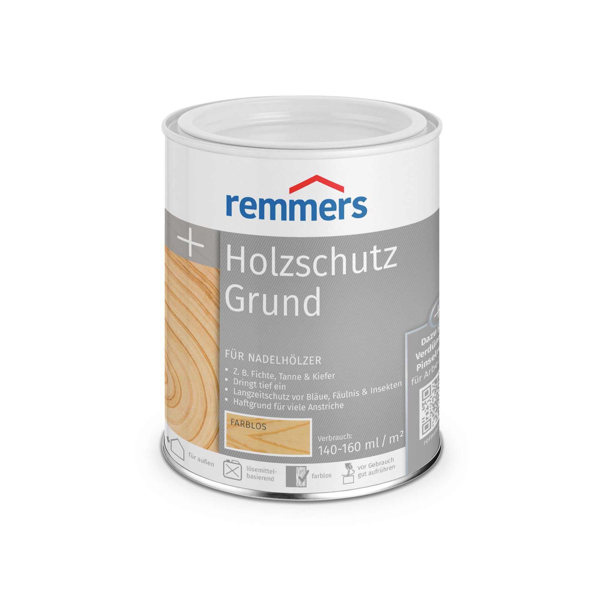 Holzschutz-Grund farblos 0,75 l