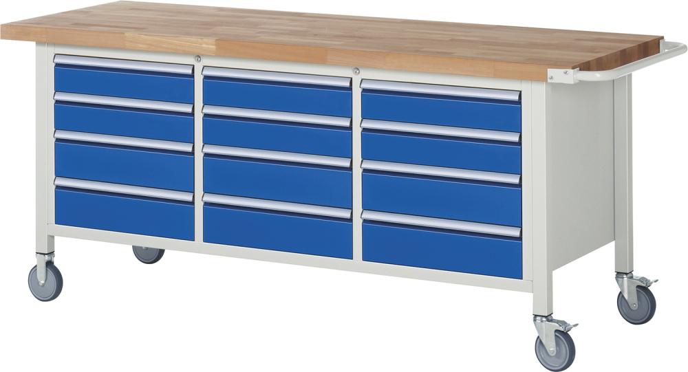 Fahrbare Werkbank 8000 - Modell 8579 B2000 x T700 x H880 mm Fahrbare Werkbank 8000 - Modell 8579 B2000 x T700 x H880 mm