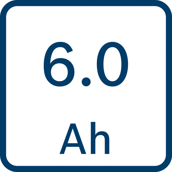 6,0 Ah Logo/Symbolbild