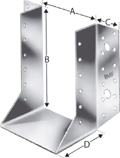 SST Balkenschuh aussen BSNN100/140 SST Balkenschuh aussen BSNN100/140