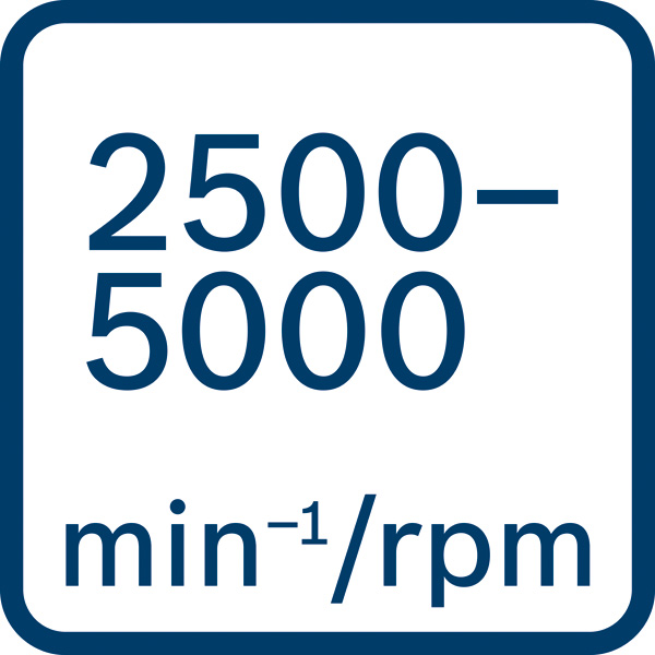 25005000 U/min Logo/Symbolbild