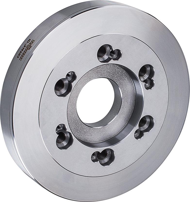 Stahlflansch DIN55029 125mm KK 4 RÖHM Stahlflansch DIN55029 125mm KK 4 RÖHM