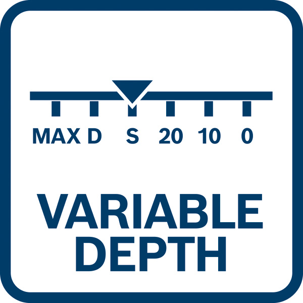Variable Tiefe Logo/Symbolbild
