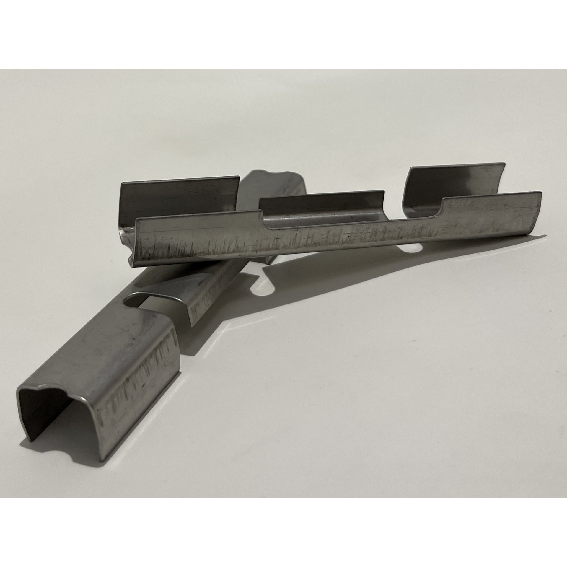 Press-Doppelstabmattenverbinder Edelstahl