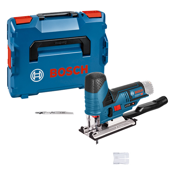 Bosch GST 12V-70 Akku-Stichsäge mit Koffer. Produktbild Lieferumfang