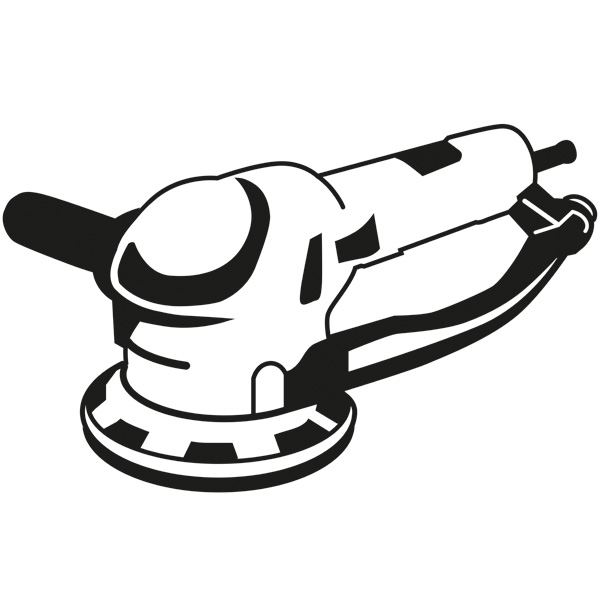 Exzenterschleifer Logo/Symbolbild
