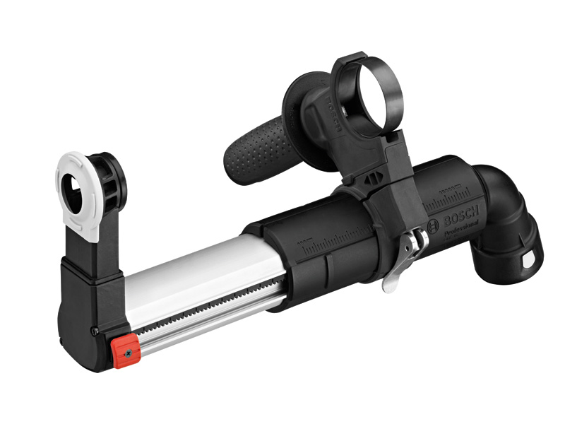 Bosch GDE 16 Plus Staubabsaugung für SDS-plus-Hämmer. Produktbild dynamisch