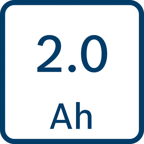 2,0 Ah Logo/Symbolbild