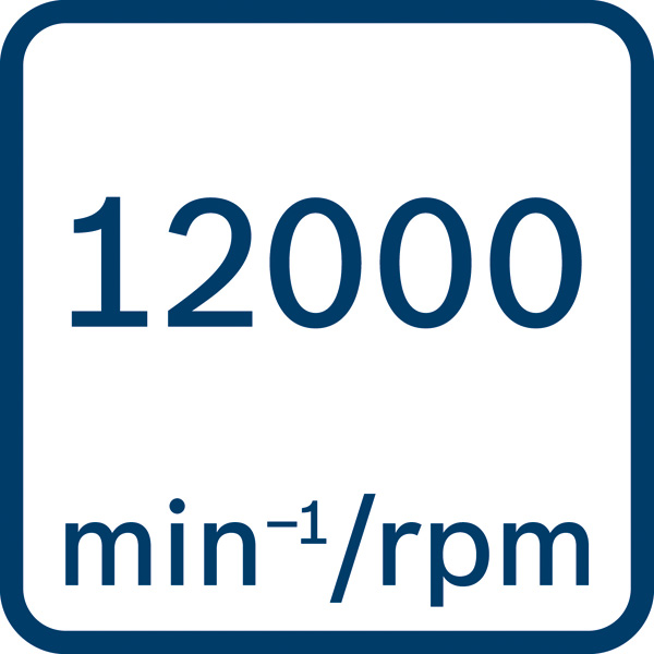 12000 U/min Logo/Symbolbild