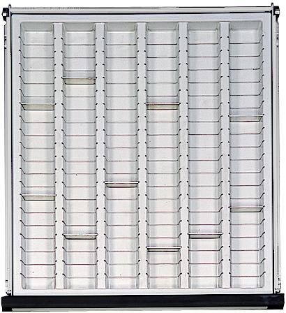 Muldeneinsatz ab FH 90mm 6-muldig aus Kunststoff Muldeneinsatz ab FH 90mm 6-muldig aus Kunststoff