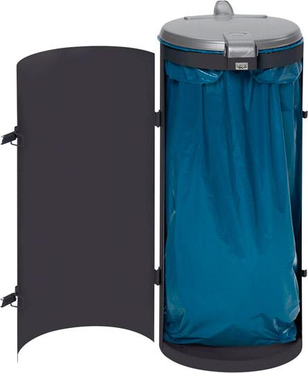 Abfallsammler mit Tür 120 l anthrazit H 900 mm VAR Abfallsammler mit Tür 120 l anthrazit H 900 mm VAR